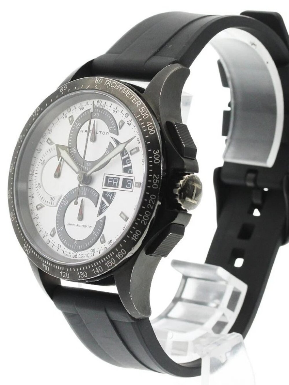 HAMILTON Khaki Field King Chronograph H646560 Automatic Men's Watch_963346